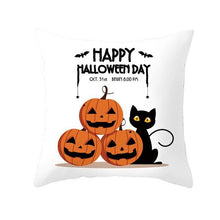 Load image into Gallery viewer, Holiday Pillowcase Pumpkin Cushion Cover Creative Decorative Sofa Party Home Car Pillow Cover Print Pillowcase Fall Decorative Pillows Cotton Linen Material Decoration
