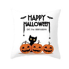 Load image into Gallery viewer, Holiday Pillowcase Pumpkin Cushion Cover Creative Decorative Sofa Party Home Car Pillow Cover Print Pillowcase Fall Decorative Pillows Cotton Linen Material Decoration
