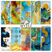Load image into Gallery viewer, Holographic Nail Foil Transfer Set Sticker Decal Nail Art Foils Designer Marble Nail Decoration Sliders Wraps Manicure  Women Kids Girls Manicure Decoration Nail Art Supplies 3D Self-Adhesive Nail Decals Designer Nail Stickers for Acrylic Nails
