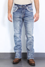 Load image into Gallery viewer, Holt Men&#39;s Blue Slim Boot Cut Jeans
