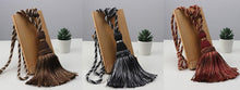 Load image into Gallery viewer, Home Decoration Polyester Tassel Tiebacks Curtain Holder Handmade Tassel Curtain Rope Holdback Window Drape Hanging Ball Tassels Curtains Buckle Sling Binding Lantern Tiebacks Handcrafted Braided Curtain Holdbacks Window Home Decor 55-90cm
