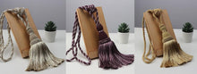 Load image into Gallery viewer, Home Decoration Polyester Tassel Tiebacks Curtain Holder Handmade Tassel Curtain Rope Holdback Window Drape Hanging Ball Tassels Curtains Buckle Sling Binding Lantern Tiebacks Handcrafted Braided Curtain Holdbacks Window Home Decor 55-90cm
