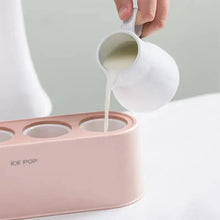 Load image into Gallery viewer, Home Ice Cream Mold Popsicle Tool Silicone 4-hole Popsicle Box Children Dessert Ice Cream Maker Kitchen Tools Diy Ice Cream
