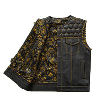 Load image into Gallery viewer, Hornet Men's Club Style Leather Vest
