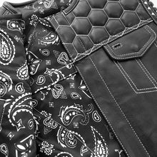 Load image into Gallery viewer, Hornet Men's Club Style Leather Vest
