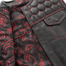 Load image into Gallery viewer, Hornet Men's Club Style Leather Vest
