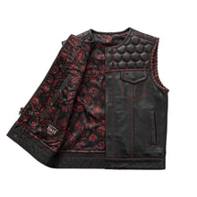 Load image into Gallery viewer, Hornet Men's Club Style Leather Vest
