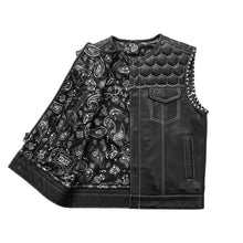 Load image into Gallery viewer, Hornet Men's Club Style Leather Vest
