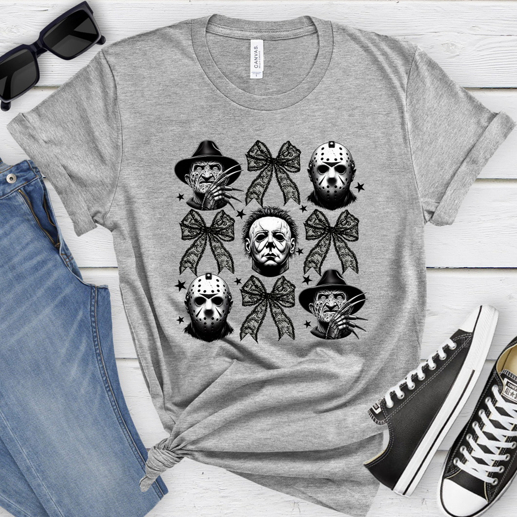 Horror Coquette Bows Tee or Sweatshirt