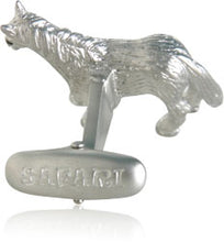 Load image into Gallery viewer, Horse Cufflinks with Swarovski Eyes
