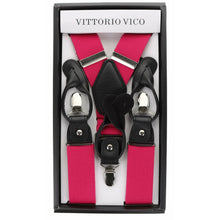 Load image into Gallery viewer, Vittorio Farina Men's Vibrant Colorful Convertible Suspender
