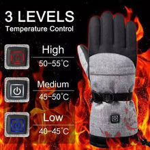 Load image into Gallery viewer, Electric Heated Gloves - Skiing Motorcycle Touchscreen Rechargeable
