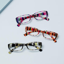 Load image into Gallery viewer, Hot Unisex Reading Glasses Print Glasses Frame Presbyopic Lens Retro Magnifier Diopter Eyeglasses Eyewear Vision Care And Spring Hinge Comfort Readers Plastic Sun Readers
