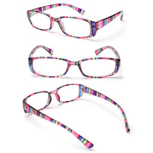 Load image into Gallery viewer, Hot Unisex Reading Glasses Print Glasses Frame Presbyopic Lens Retro Magnifier Diopter Eyeglasses Eyewear Vision Care And Spring Hinge Comfort Readers Plastic Sun Readers
