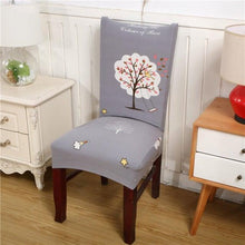 Load image into Gallery viewer, Housmife Printed Stretch Chair Cover Big Elastic Seat Chair Covers Slipcovers Restaurant Banquet Home Dining Party Decoration Stretch Spandex Removable Washable Anti-dust Seat Slipcover  Protector for Hotel Office Ceremony Banquet
