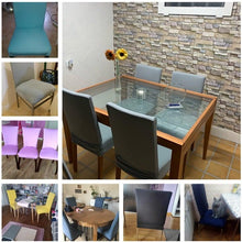 Load image into Gallery viewer, Housmife Printed Stretch Chair Cover Big Elastic Seat Chair Covers Slipcovers Restaurant Banquet Home Dining Party Decoration Stretch Spandex Removable Washable Anti-dust Seat Slipcover  Protector for Hotel Office Ceremony Banquet
