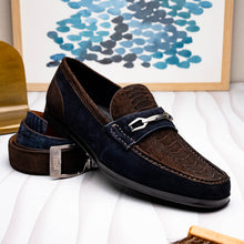 Load image into Gallery viewer, Hugo Belt Navy / Brown
