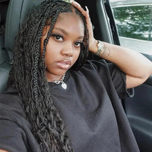 Load image into Gallery viewer, Human Hair 20" Braiding Bundle - Deep Wave Highlight P4/27 for Gorgeous Styles
