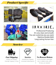 Load image into Gallery viewer, Human Hair 20" Braiding Bundle - Deep Wave Highlight P4/27 for Gorgeous Styles
