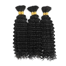 Load image into Gallery viewer, Human Hair 20" Braiding Bundle - Deep Wave Highlight P4/27 for Gorgeous Styles
