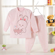 Load image into Gallery viewer, Children's Cotton Pajama Set for Fall and Winter - # BAAA81810029
