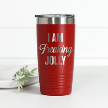 Load image into Gallery viewer, I Am Freaking Jolly 20 oz Engraved Tumbler

