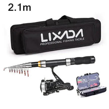 Load image into Gallery viewer, Portable Fishing Pro Rod Kit - Premium Gear for Anglers
