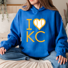Load image into Gallery viewer, I Heart KC Baseball Tee OR Sweatshirt
