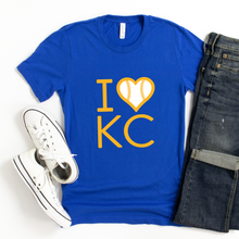 Load image into Gallery viewer, I Heart KC Baseball Tee OR Sweatshirt
