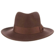 Load image into Gallery viewer, Indiana Jones™ Belloq - Crushable Soft Wool Felt Fedora Hat
