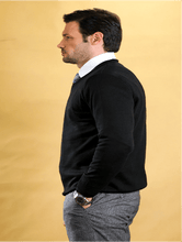 Load image into Gallery viewer, The Caravan Vneck (Classic Black)
