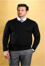 Load image into Gallery viewer, The Caravan Vneck (Classic Black)
