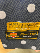 Load image into Gallery viewer, Alberto Nardoni Navy/White Dots Double Breasted Blazer
