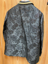 Load image into Gallery viewer, Luxury Black/Gold Floral 2-Piece Modern Fit Suit
