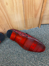 Load image into Gallery viewer, Successos SH3620 Red/Black Floral Print Red Bottom Smoking Slip-on Dress Shoes Sizes 7-15
