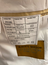 Load image into Gallery viewer, Alberto Nardoni White/Silver Floral Print 2-Button Modern Fit Blazer
