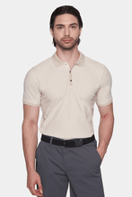Load image into Gallery viewer, The Mercerized Cotton Polo (Cream)
