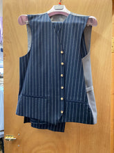 Load image into Gallery viewer, Vitali M1532-NP-PK Navy Stripe 3-Piece Modern Fit Suit
