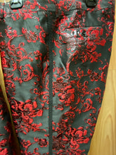 Load image into Gallery viewer, Luxury Red/Black Floral 2-Piece Modern Fit Suit
