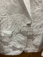 Load image into Gallery viewer, Cielo BBT3579-2 White Paisley/Floral Print Slim Fit 1-Button Blazer 34R-56R
