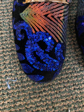 Load image into Gallery viewer, Successos SH3612 Blue Sequins Men’s Red Bottom Dress Shoes Sizes 7-15
