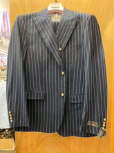 Load image into Gallery viewer, Vitali M1532-NP-PK Navy Stripe 3-Piece Modern Fit Suit
