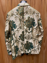 Load image into Gallery viewer, Cielo BBT3572-6 Off White/Green Floral Print Slim Fit 1-Button Blazer 34R-56R
