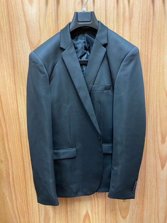 Cielo QUB3545S1 Black 1-Button Slim Fit Blazer