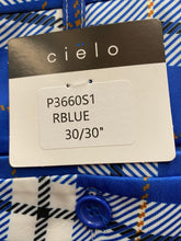 Load image into Gallery viewer, Cielo P3660S1 Royal Blue Checkered Slim Fit Dress Pants
