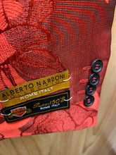 Load image into Gallery viewer, Alberto Nardoni Red Floral 2-Piece Slim Fit Suit
