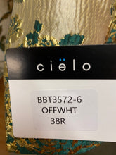 Load image into Gallery viewer, Cielo BBT3572-6 Off White/Green Floral Print Slim Fit 1-Button Blazer 34R-56R
