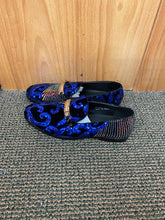 Load image into Gallery viewer, Successos SH3612 Blue Sequins Men’s Red Bottom Dress Shoes Sizes 7-15
