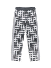 Load image into Gallery viewer, Damarindo Check Track Pant- Quiet Grey
