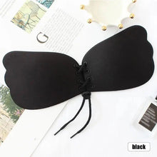 Load image into Gallery viewer, Incredible Strapless Invisible Bra Seamless Push Up Silicone Bras For Women Skin Black Lingerie Drawstring Bralette
